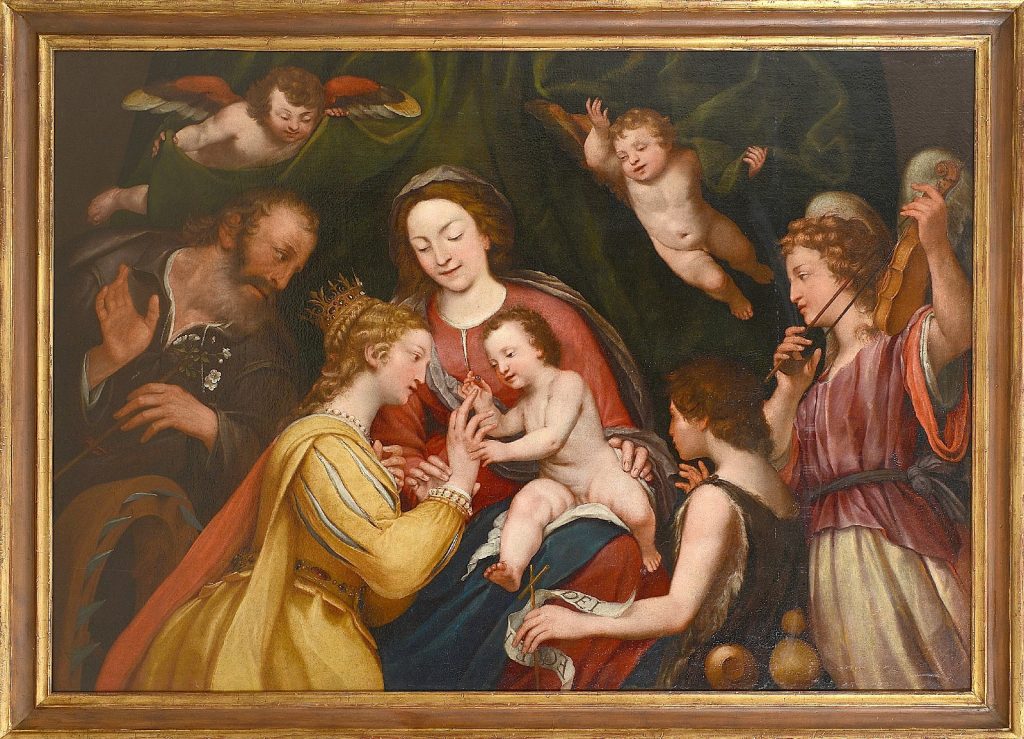 Matrimonio mistico di Santa Caterina