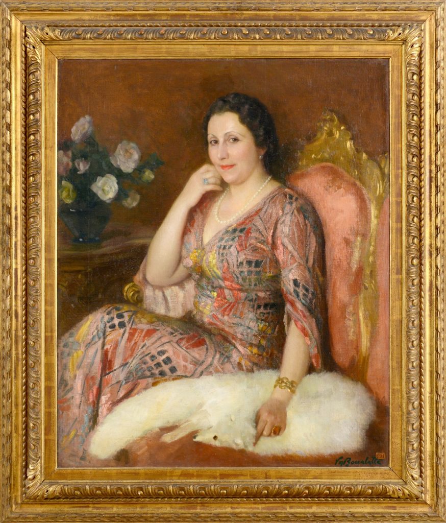 Dama in poltrona