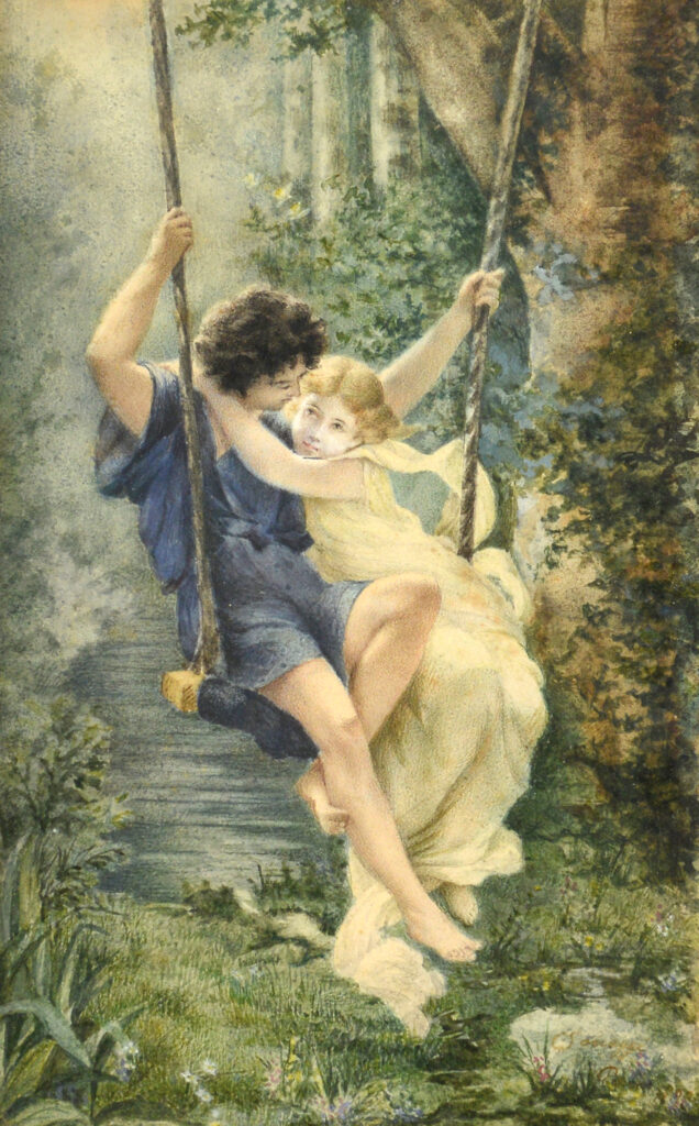 Figure su altalena